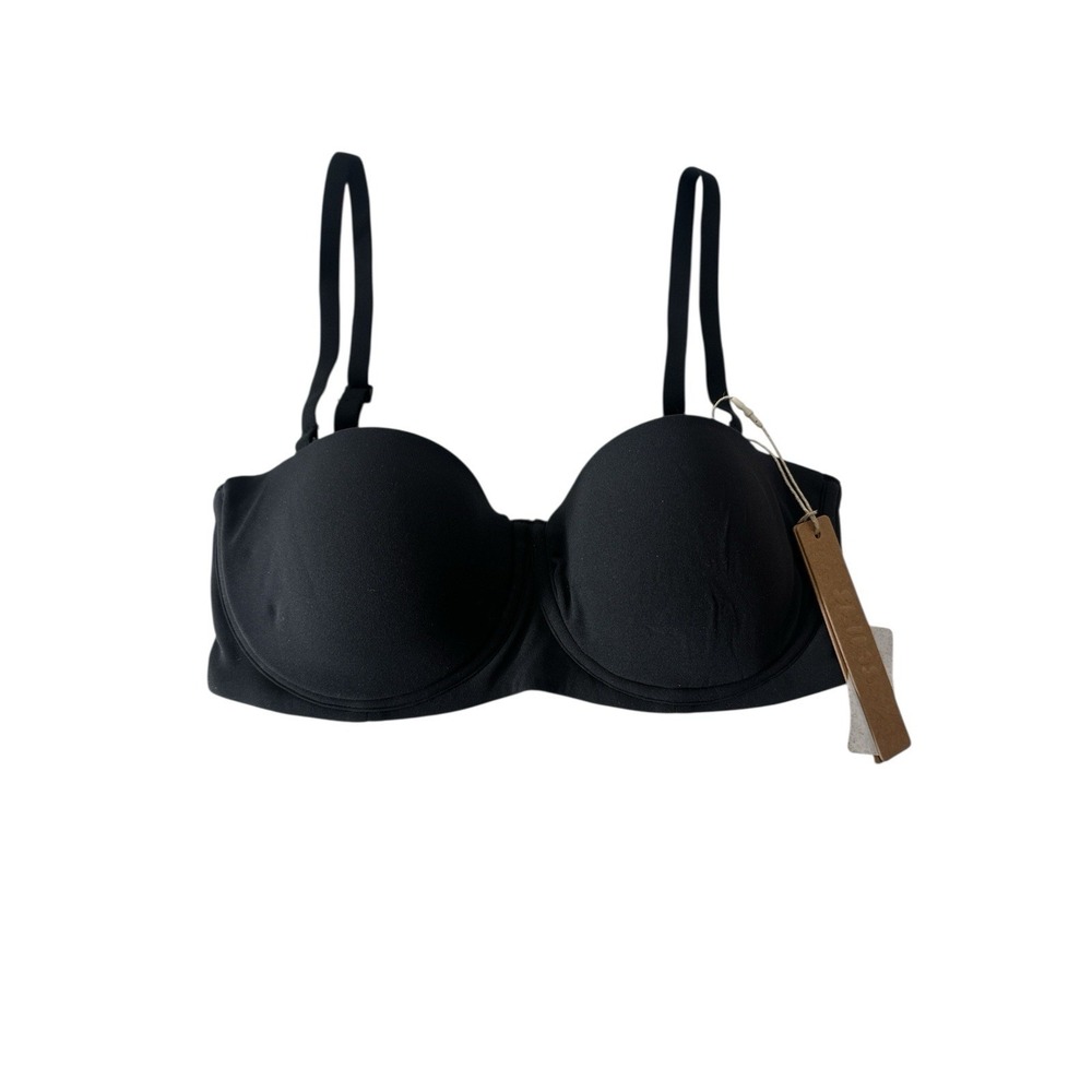 New‎ Skims Fits Everybody Strapless Bra Size 30 C Onyx Black Intimates